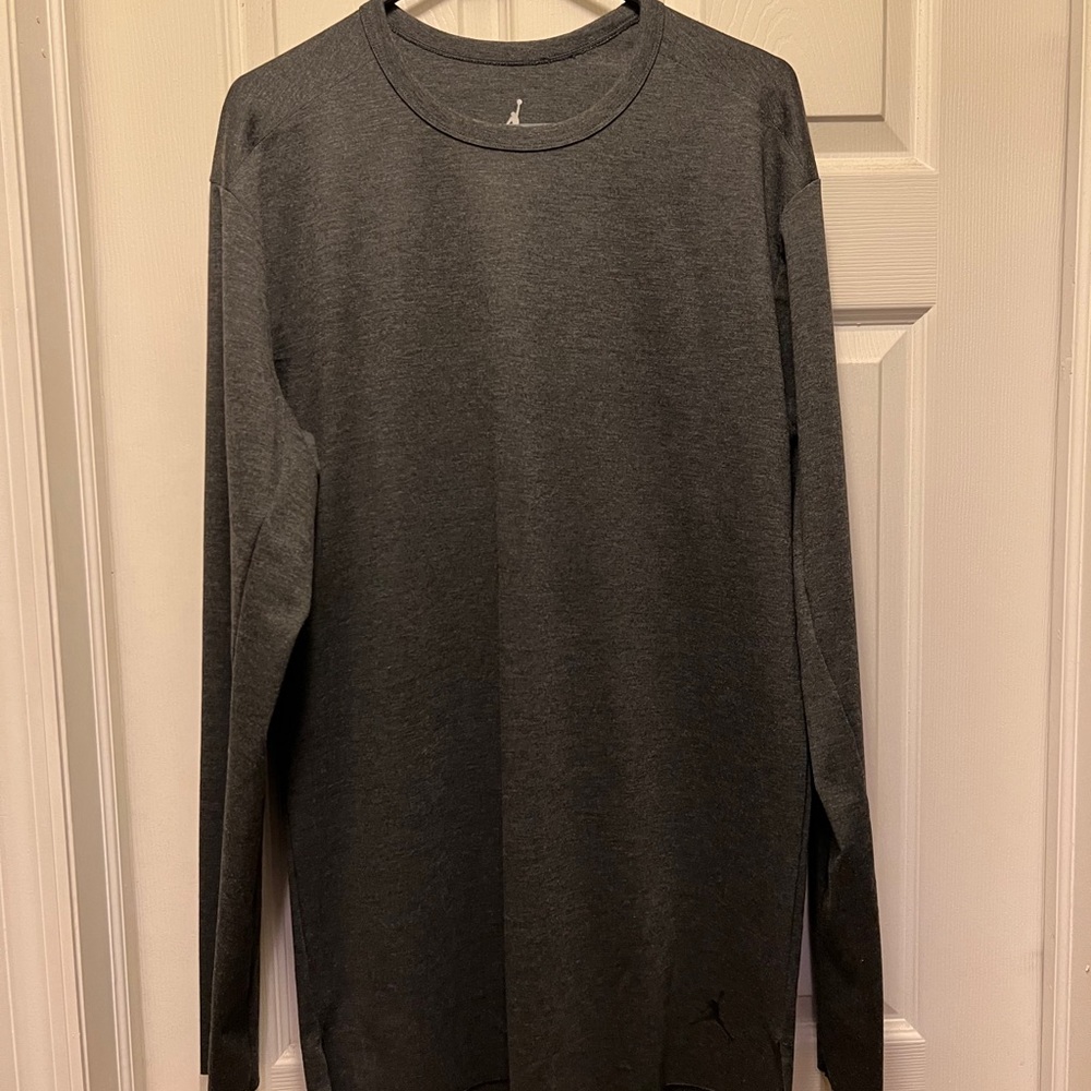 Men's Jordan Gray Long Sleeve Shirt